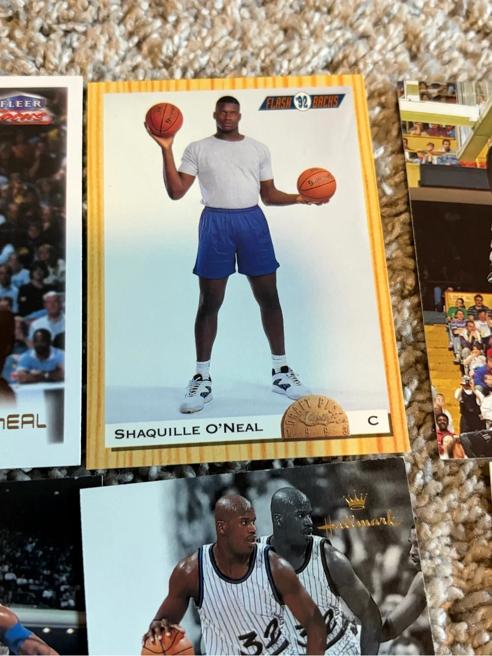 Shaquille O’Neal lot of 23 basketball card Orlando Magic LSU Tigers